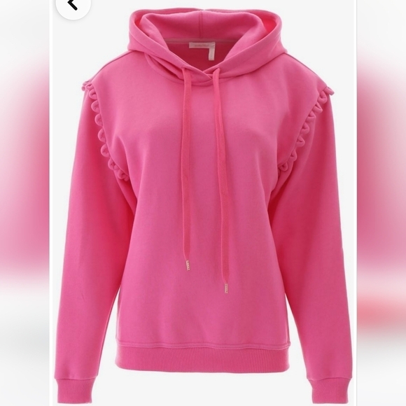 See by Chloe Pink Carmin Rose Hoodie Size Medium - Picture 1 of 6